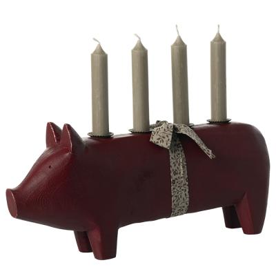 Maileg Adventsschwein rot 2024