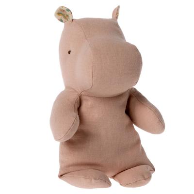 Maileg Safari Friends small HIPPO soft rose