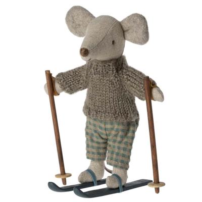 Maileg WINTERMAUS mit SKI, großer Bruder