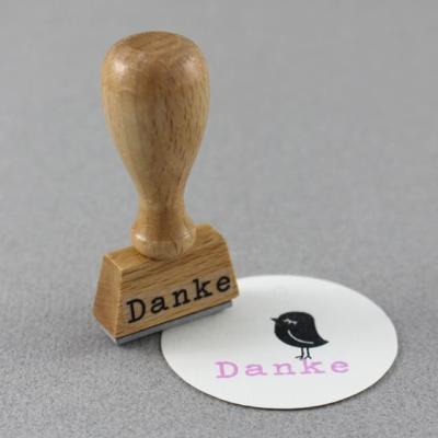 Perlenfischer Text-Stempel DANKE