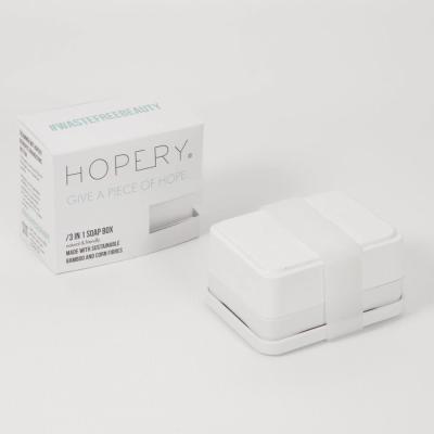 HOPERY 3-in-1 Seifendose weiß