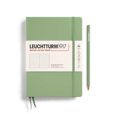 Leuchtturm 1917 Notizbuch medium A5 dotted - salbei