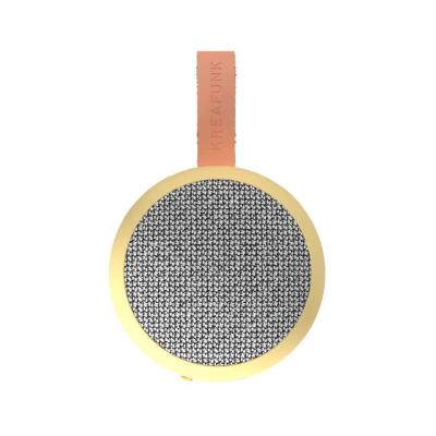 KREAFUNK aGO II Fabric Bluetooth Lautsprecher - soft yellow