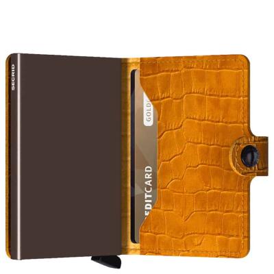 SECRID Geldbörse Miniwallet Cleo Ochre-Brown