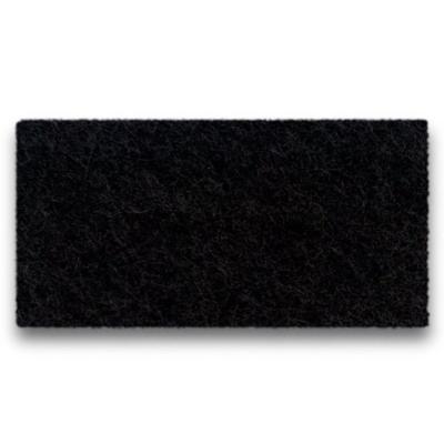 5mm Filz 10x10cm quadratisch - schwarz