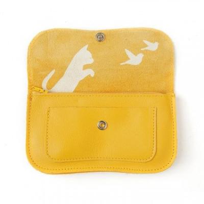 Keecie Portemonnaie Cat Chase medium - yellow