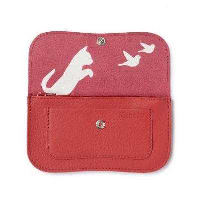 Keecie Portemonnaie Cat Chase medium - coral