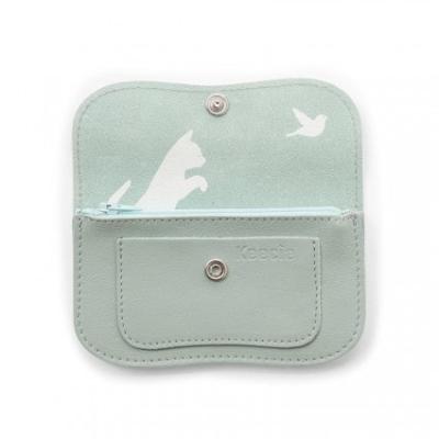 Keecie Portemonnaie Cat Chase small - dusty green