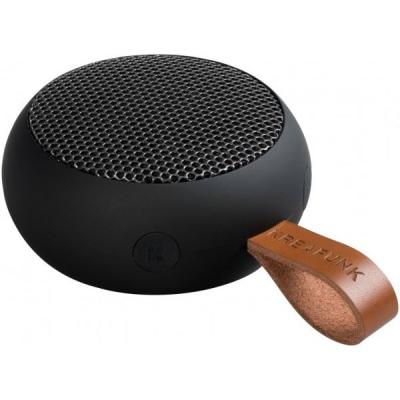 Kreafunk Portable Pocket Bluetooth-Speaker aGO II - black / gun metall grill