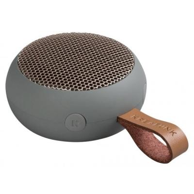 Kreafunk Portable Pocket Bluetooth-Speaker aGO II - grey / rose gold grill