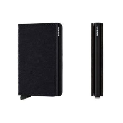 SECRID Geldbörse Slimwallet Crisple Leder - Crisple Black