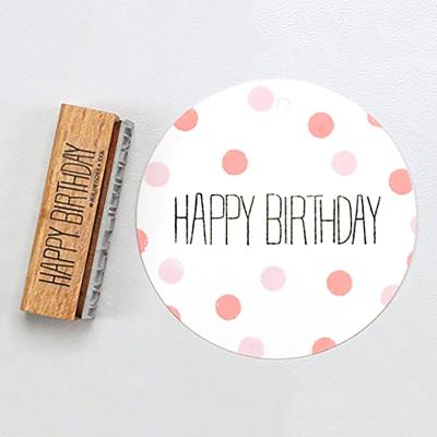 Perlenfischer Text-Stempel: HAPPY BIRTHDAY #2