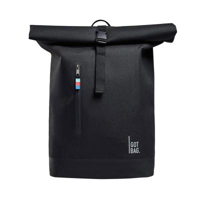 GOT BAG Ocean Impact Plastic ROLLTOP BACKPACK lite - schwarz