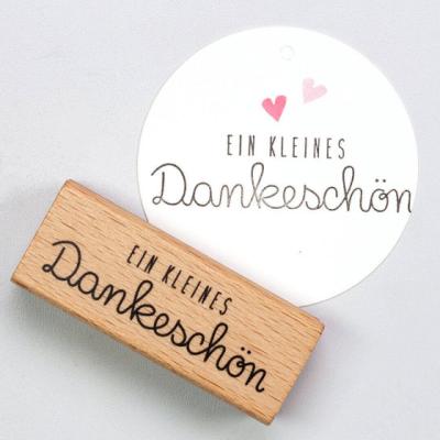 Perlenfischer Text-Stempel: EIN KLEINES DANKESCHÖN