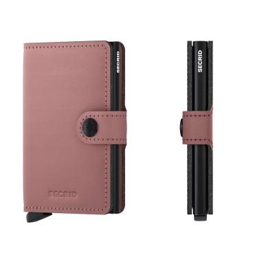 SECRID Geldbörse Miniwallet Matte - Matte Rose