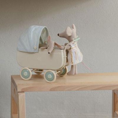 Maileg Vintage-PUPPENWAGEN, blau