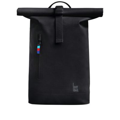 GOT BAG Rolltop SMALL Backback aus Ocean Impact Plastic - black