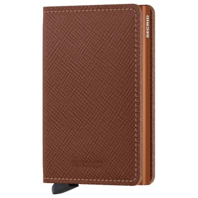 SECRID Slimwallet Saffiano Caramel