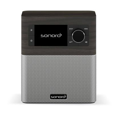 Sonoro STREAM digitales Radio - mooreiche/silber