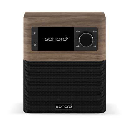 Sonoro STREAM digitales Radio - walnuss/schwarz