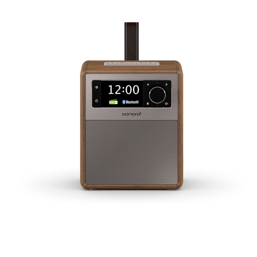 Sonoro EASY tragbares Digitalradio walnuss/silber