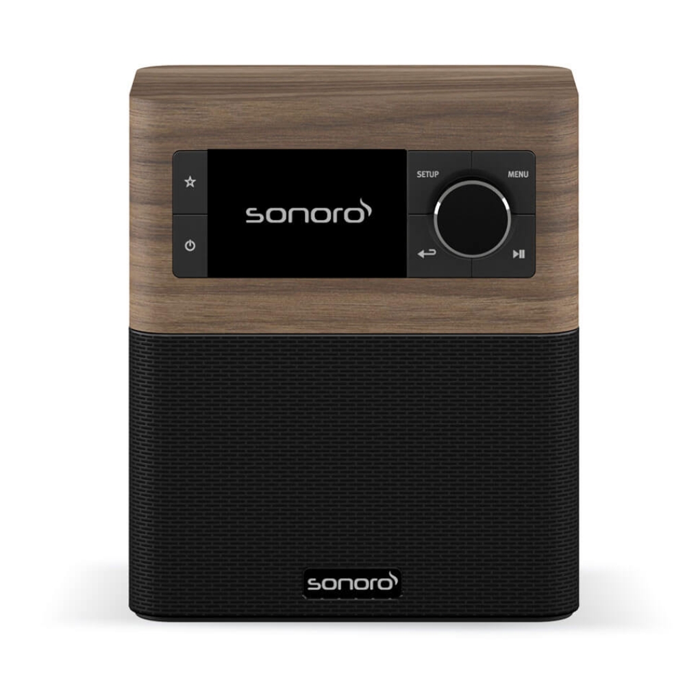 Sonoro STREAM digitales Radio walnuss/schwarz