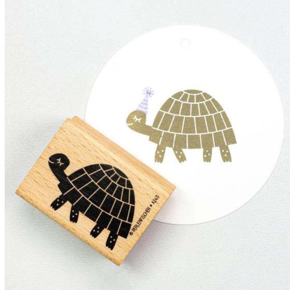 Perlenfischer Stempel Tiere: SCHILDKRÖTE laufend