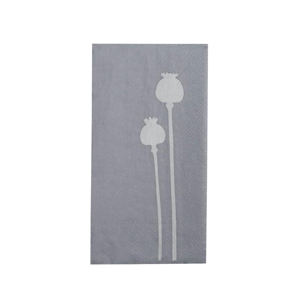 Storefactory Serviette Bjuda grau poppy