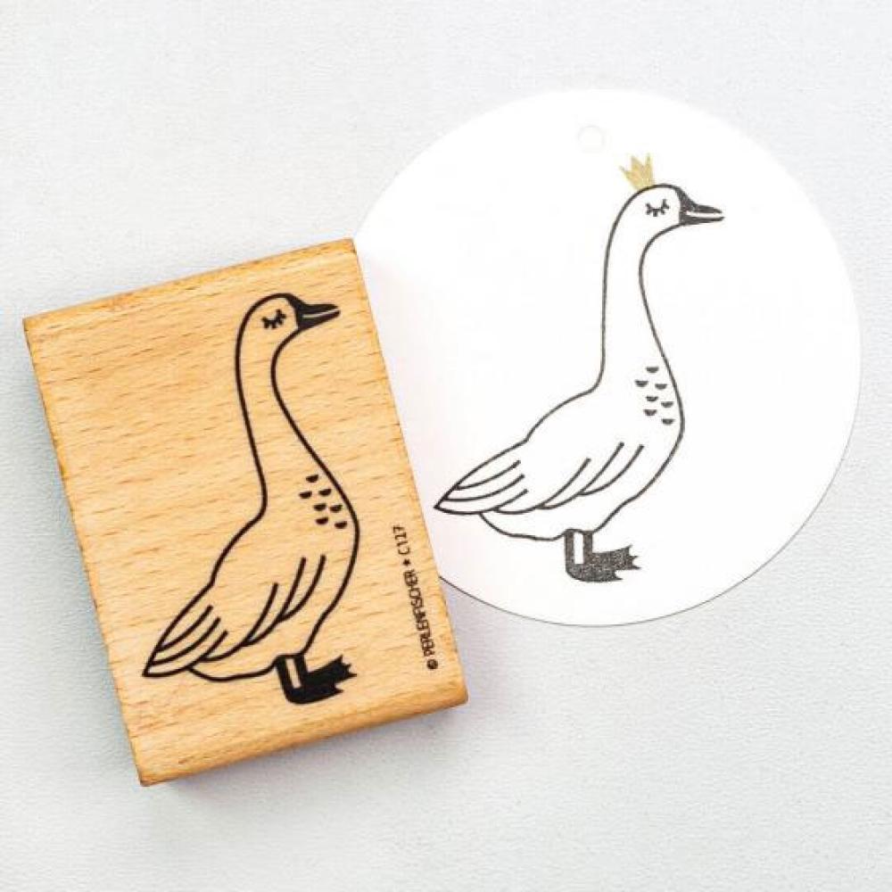 Perlenfischer Stempel Tiere: GANS