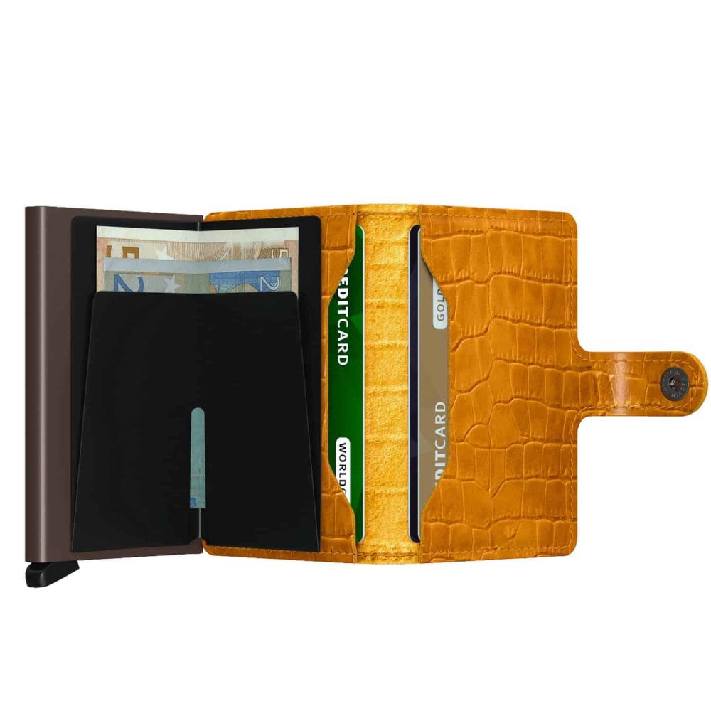 SECRID Geldbörse Miniwallet Cleo Ochre-Brown