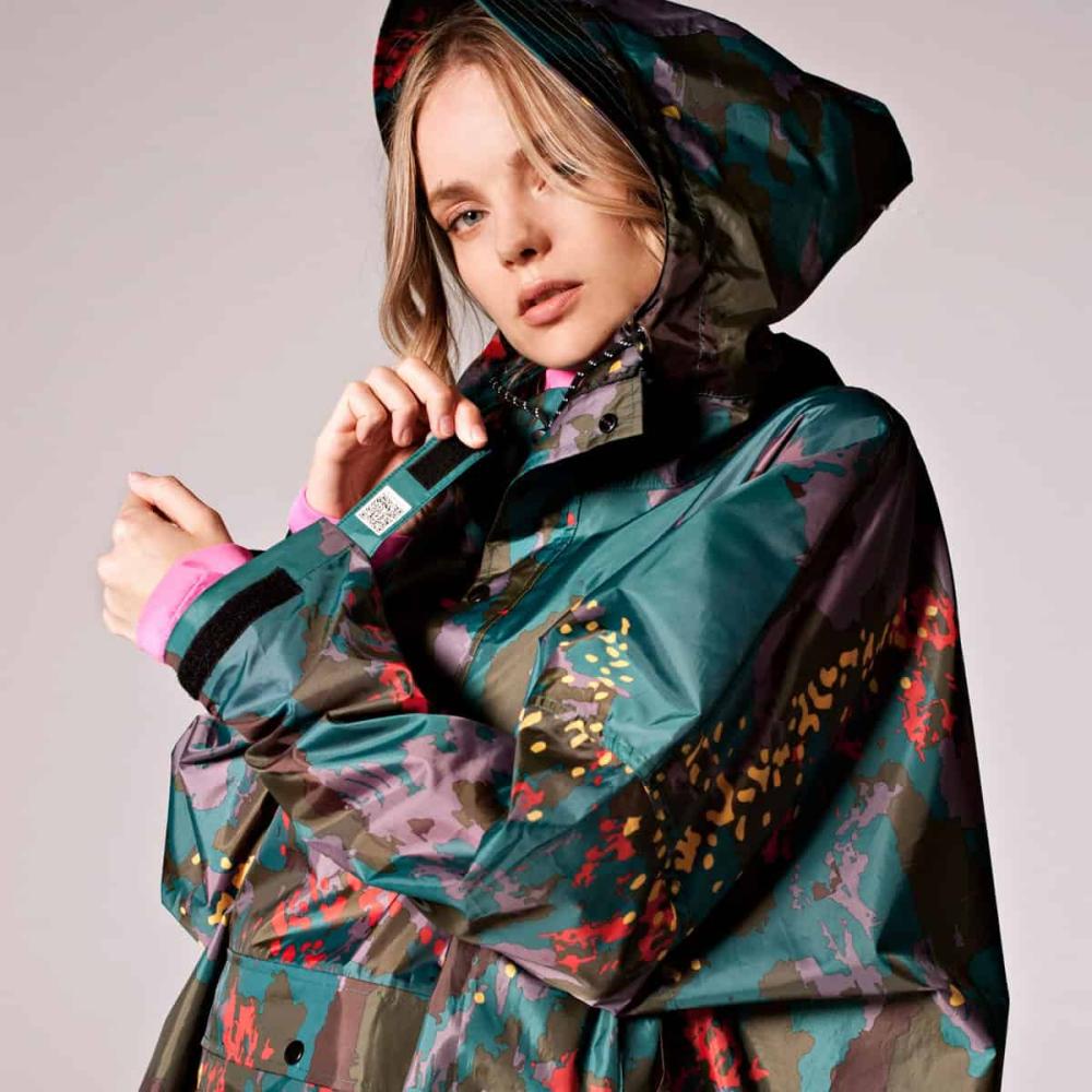 Rainkiss Poncho DIGI FOREST CAMO