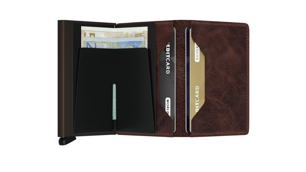 SECRID Geldbörse Slimwallet Vintage Leder