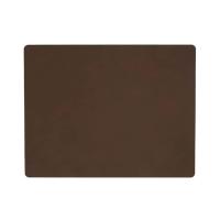 Lind DNA Tischset square large Nupo - dark brown