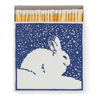 Archivist quadratische Streichhölzer mit Wintermotiven - The Rabbit