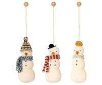 Maileg Baumschmuck Stoff-Schneemann - Bommel