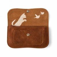 Keecie Portemonnaie Cat Chase medium - cognac