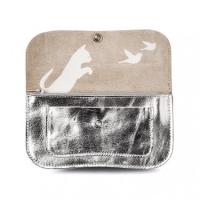 Keecie Portemonnaie Cat Chase medium - silver