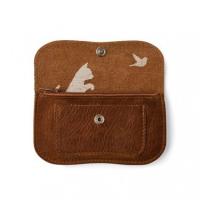 Keecie Portemonnaie Cat Chase small - cognac