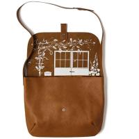 Keecie Schultertasche Back Yard - cognac