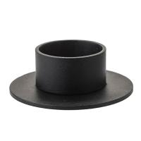 Kunstindustrien Kerzenhalter circle schwarz - 50mm