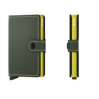 SECRID Geldbörse Miniwallet Matte - Matte Green Lime