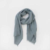 Linen Tales Woodbine Leinen - Schal - blue fog