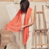 Linen Tales Woodbine Leinen - Schal - deep sea coral