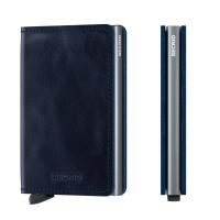 SECRID Geldbörse Slimwallet Vintage Leder - Vintage Blue