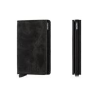 SECRID Geldbörse Slimwallet Vintage Leder - Vintage Black