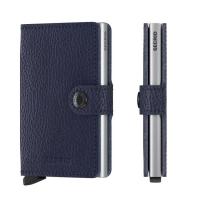 SECRID Geldbörse Miniwallet VEG - Veg Navy Silver